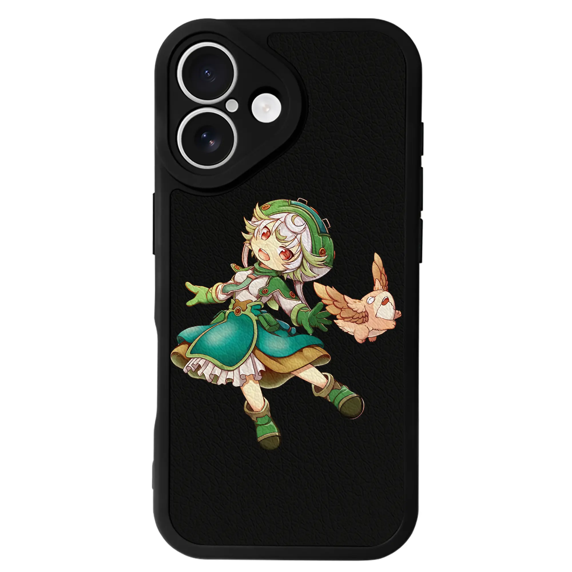 メイドインアビス グッズ,プルシュカ - IPhone 16シリーズ対応 ・ シリコンスマホケース ・ レザー調 ・ 高精度フィット ・ 耐衝撃 ・ ワイヤレス充電対応 ・ 精密カット